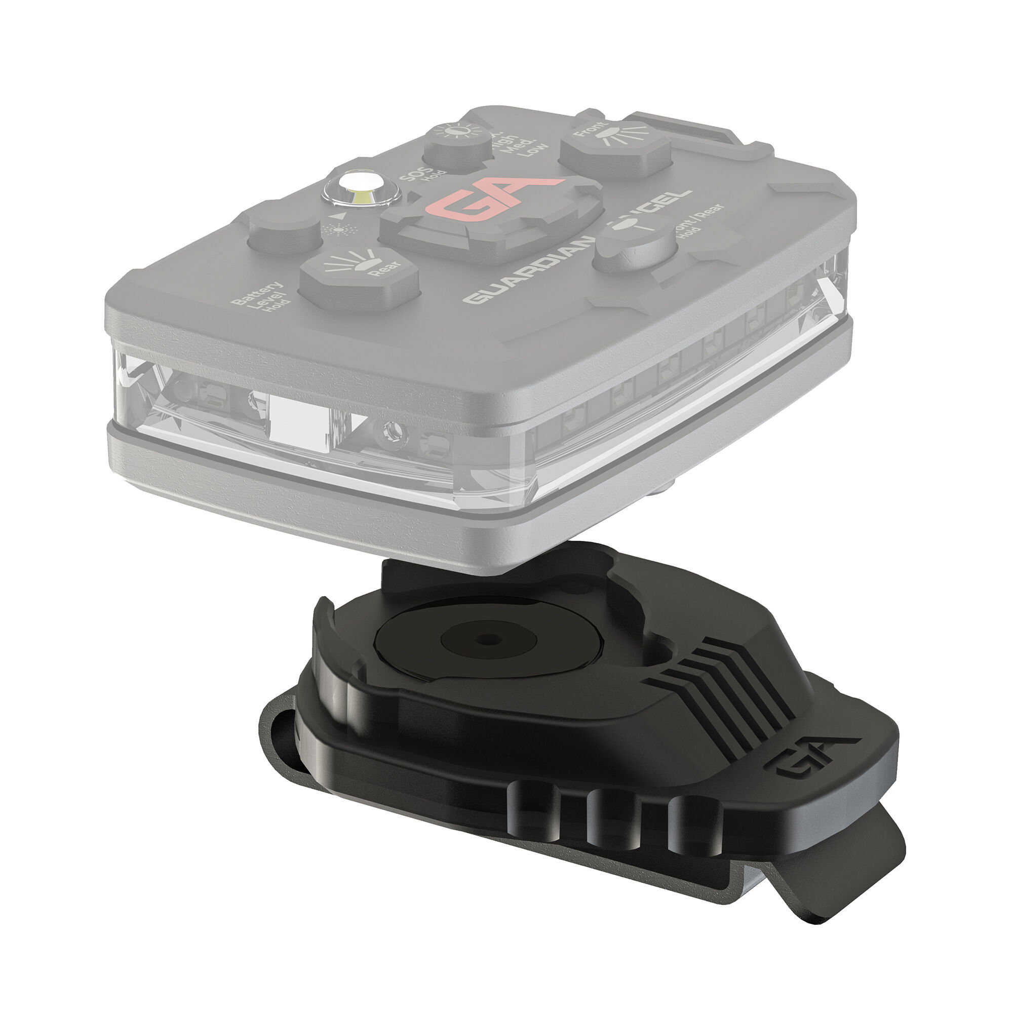 magnetic velcro strap mount